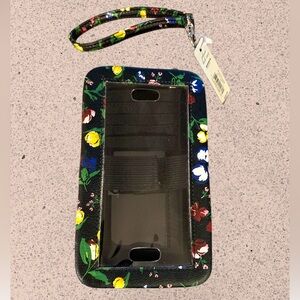 Phone tech wallet Touch N Go case with Artistic Design with attachable handle